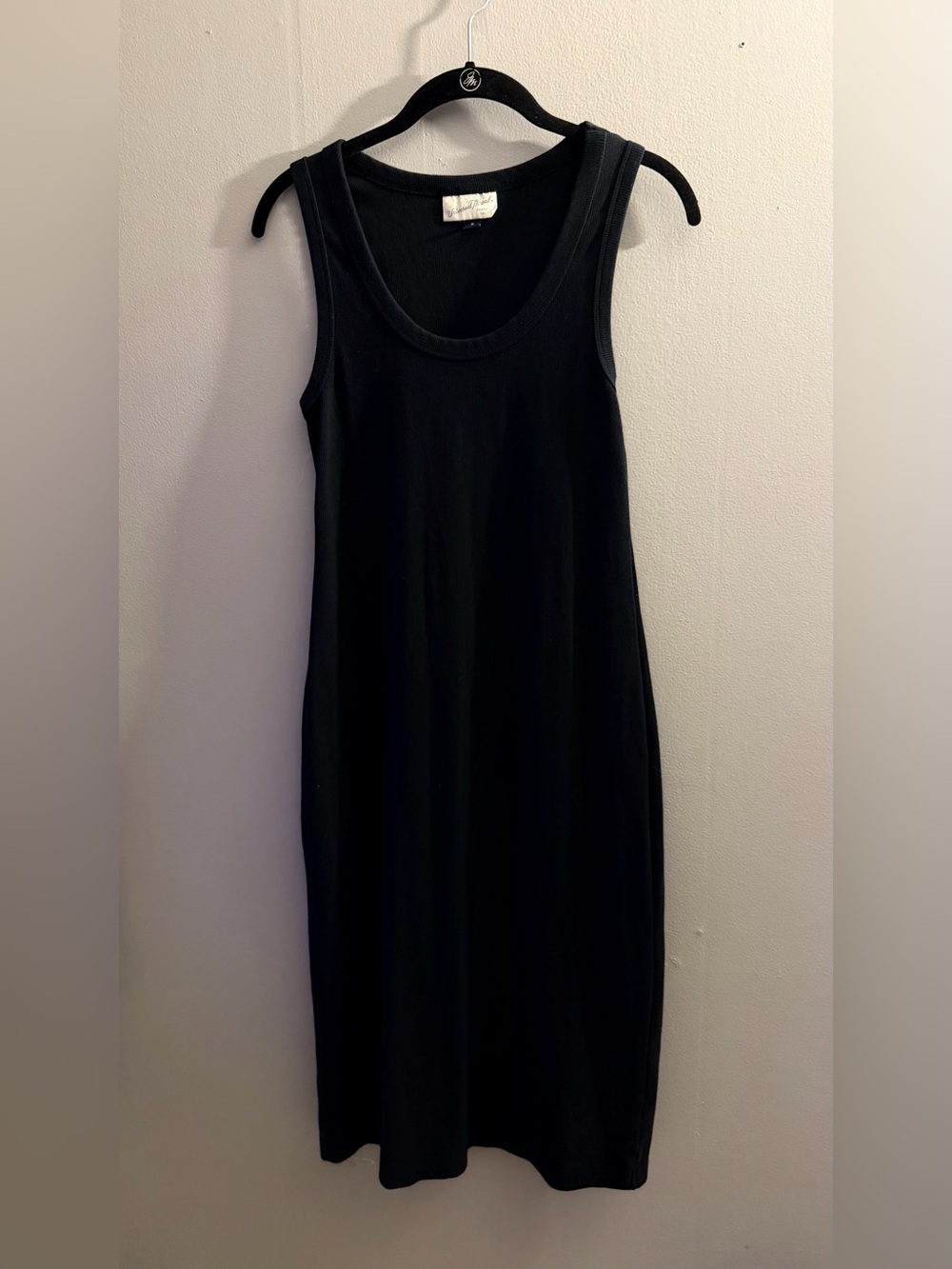 Universal Thread Black Sleeveless Tank Midi Dress